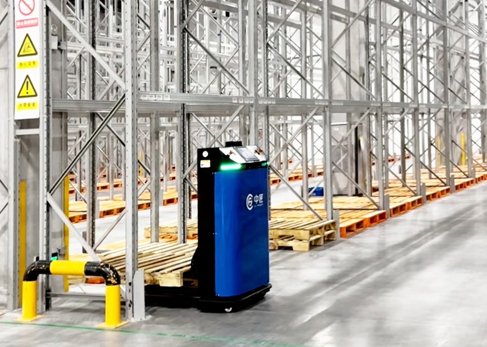 Automated Stacking Type Unmanned Lift Forklift 1.5 Ton Agv Handling Laser Navigation Robot