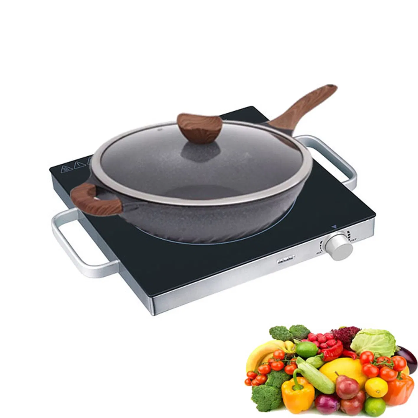 Electric Home Induction Cooker Induction Cooktop Button Control