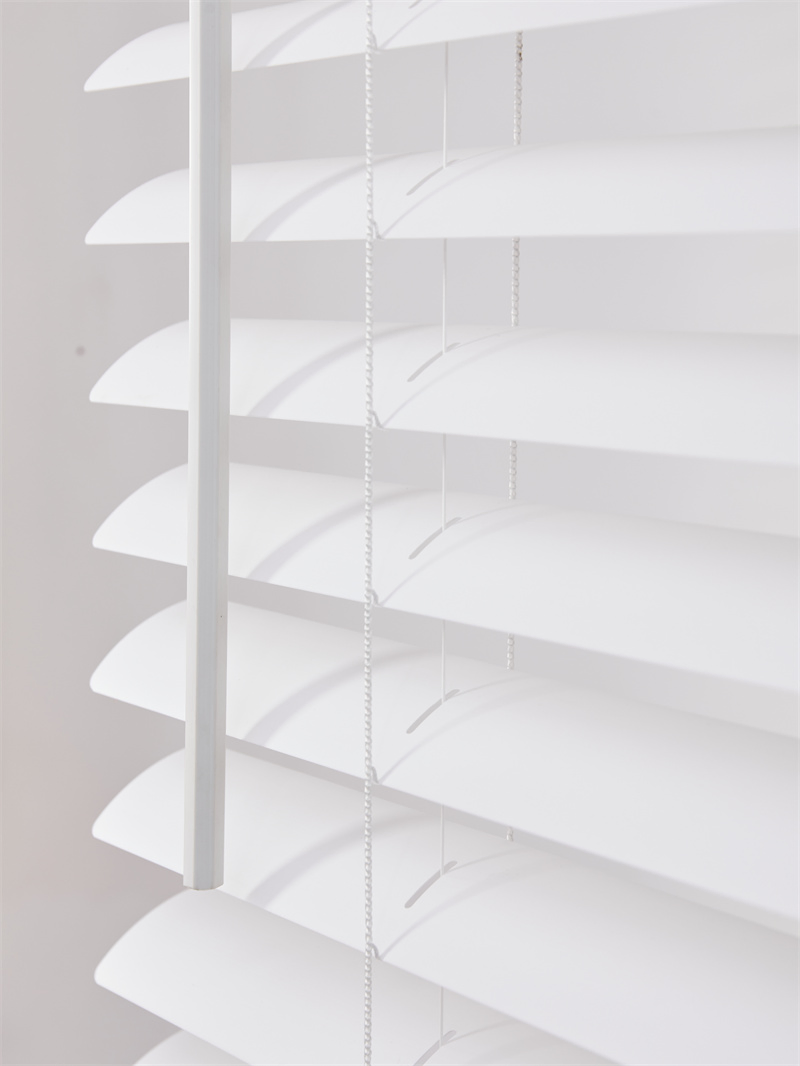 Corded and Cordless Waterproof Mini 25mm/35mm/50mm 1''/1.5''/2'' Arc/ S PVC Mini Venetian Blinds for Bathroom Vinyl Horizontal Indoor Blinds