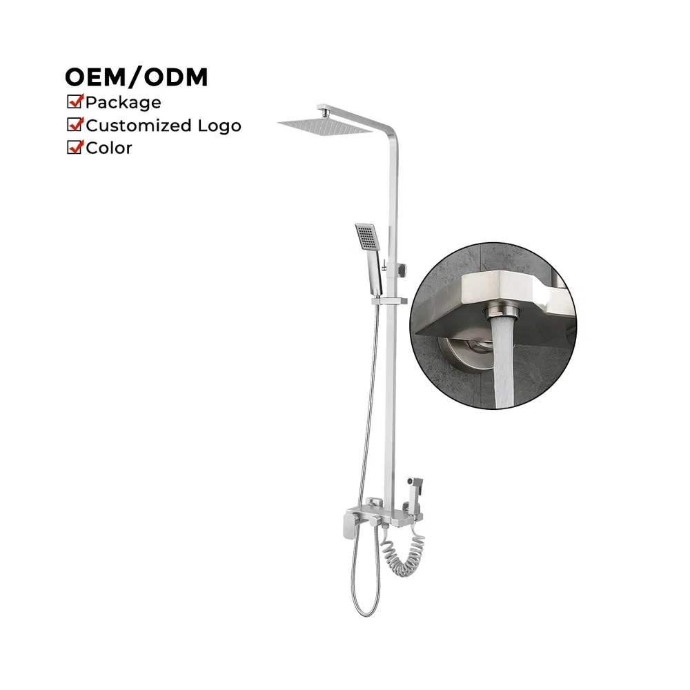 Modern Bathroom Shower Faucet Mixer Tap for Stylish Interiors