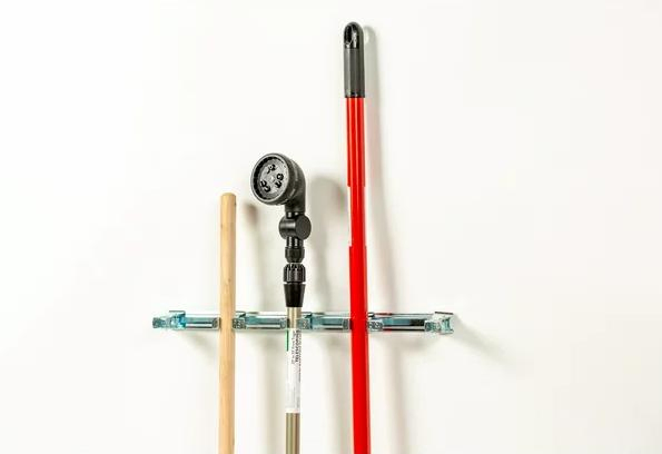 Wall Mounted Adjustable Steel Spring Grip Hook Tool Organizer