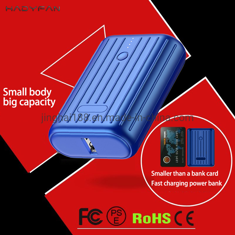 Пауэрбанк 10000 мАч, USB/Type-C, компактный