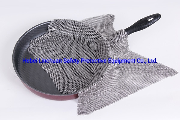 High Quality Cookware Stainless Steel Wire Chainmail Scrubber Factory