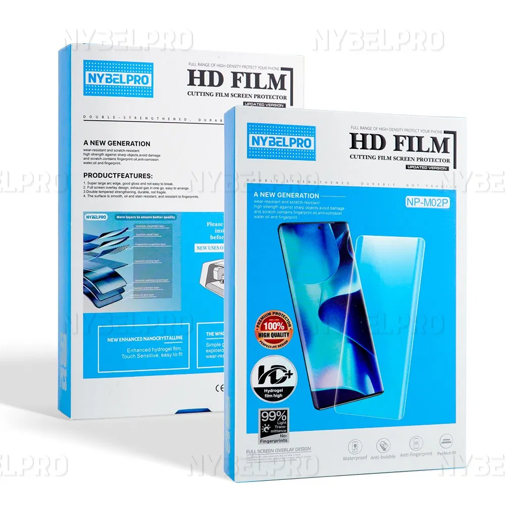 Wholesale Phone Screen Film Lá Mina De Hidrogel Private Protective Hydrogel Phone Screen Film for Different Kinds of Phones Flat or Curved