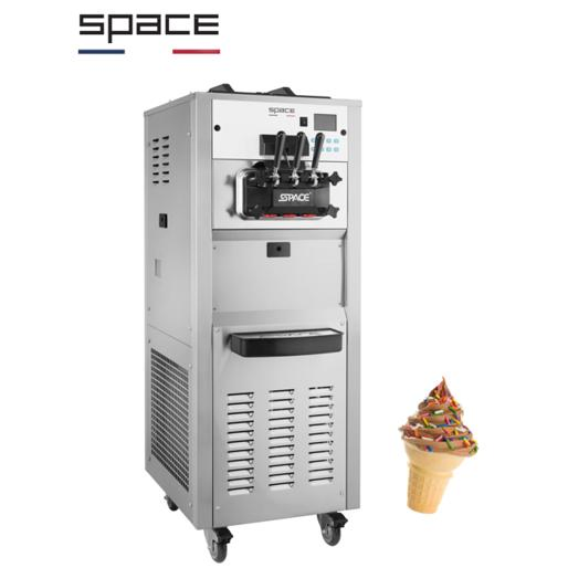 Floor Standing Air Pump Feed Frozen Yogurt Machine Ice Cream Equipment for Canteen 6240A