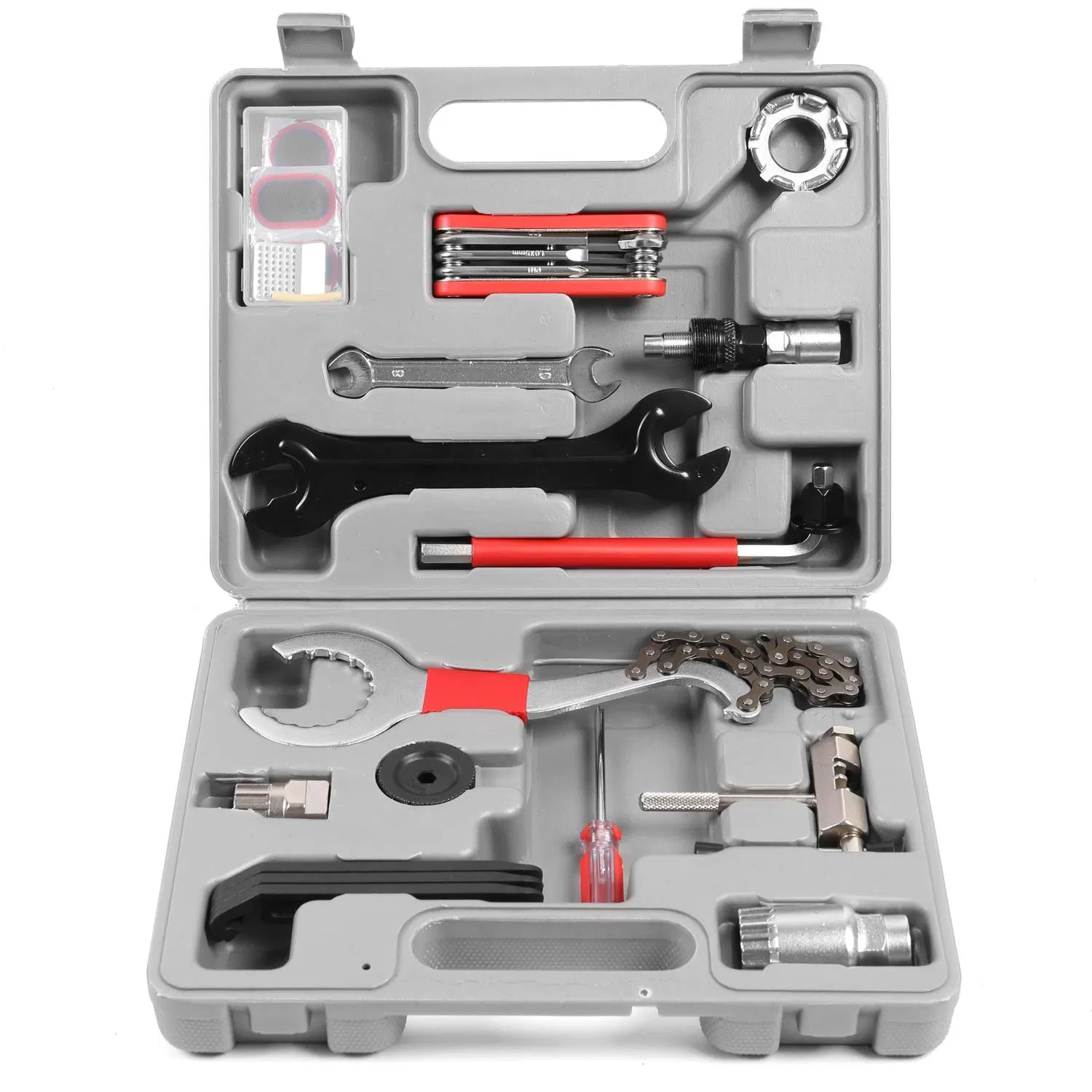 Mountain/Road Bike Bicycle Repair Tool Kit with Storage Case 26 Piece Bike Tool Kit Maintenance Repair Kit