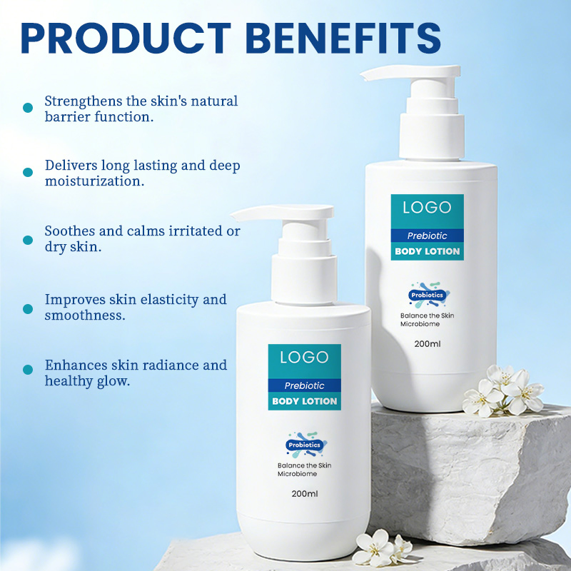 Moisturizing Soothing Gentle Lotion Nourishes Dry Skin Prebiotic Body Lotion
