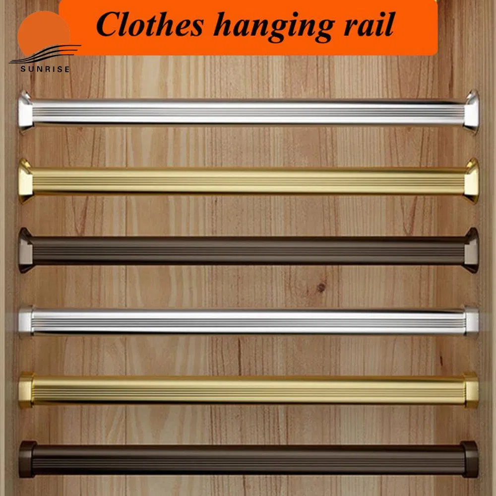 Aluminum Rail Oval Tube Wardrobe 16mm Aluminum Corrugated Tube