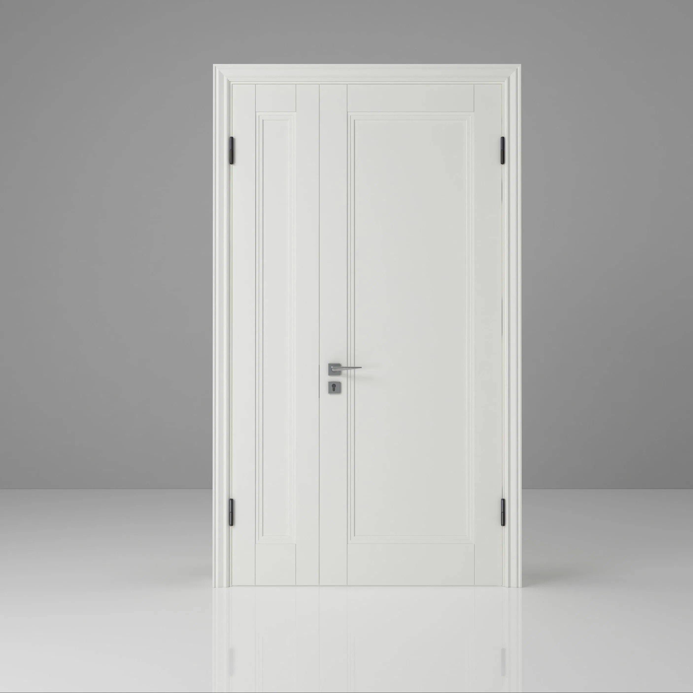 Elegant European WPC Hotel Door with Custom Engraved Patterns