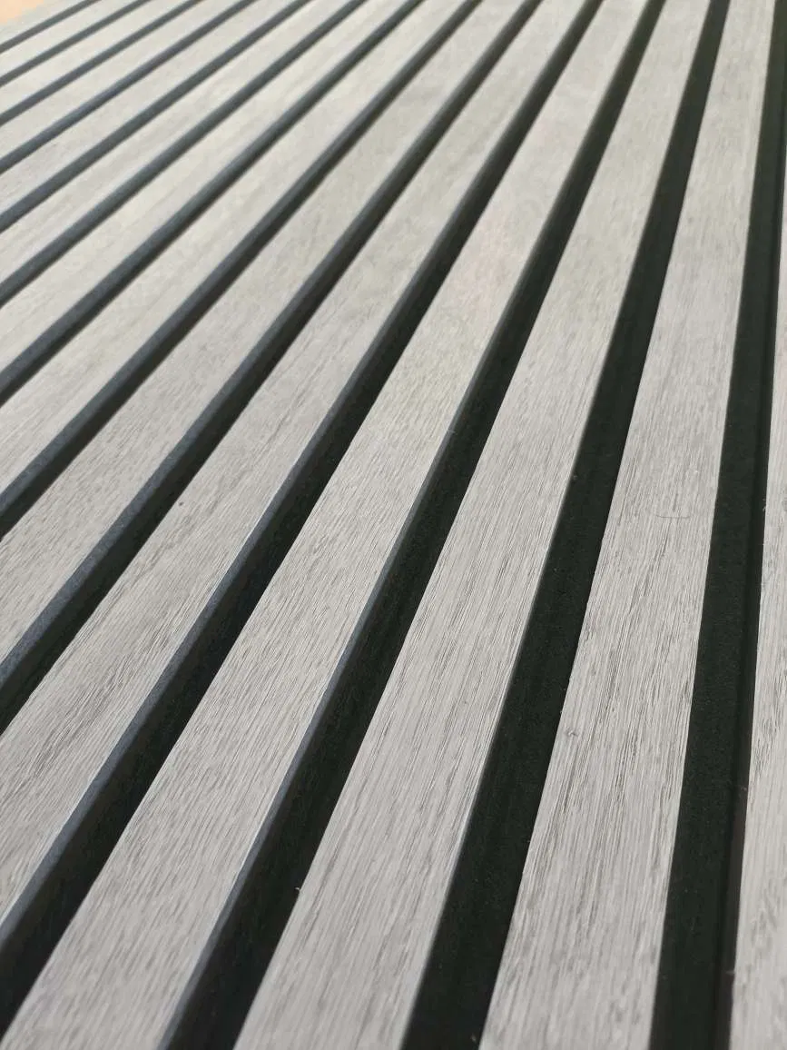 Interior Wall & Ceiling Cladding Eco Friendly MDF Wooden Slat Fluted Acoustic Wall Panel