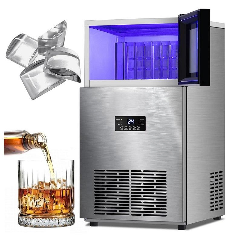 Hot Selling Crescent Ice Maker Machine, 40kgs/90lbs 24h, Stainless