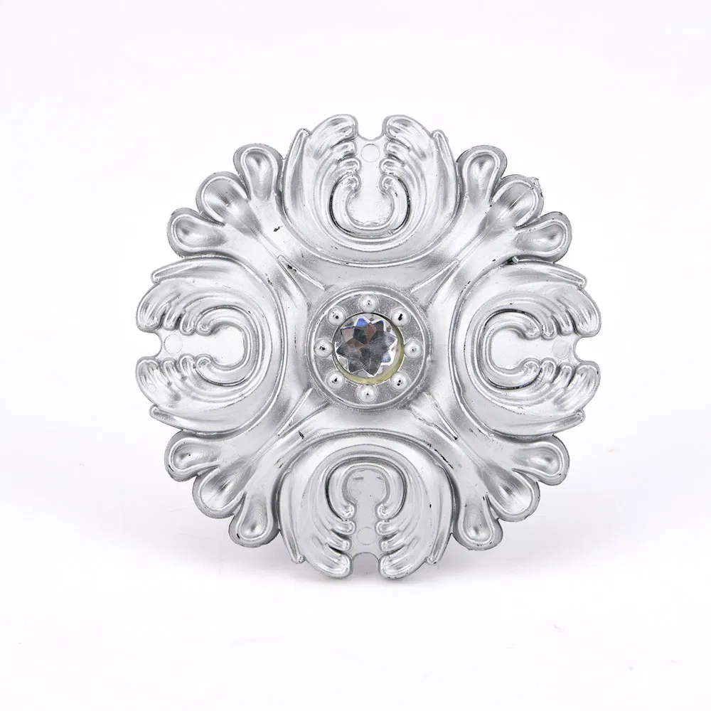 2 PCS Plastic Antique Silver Wall Mounted Curtain Holdback Curtain Holder