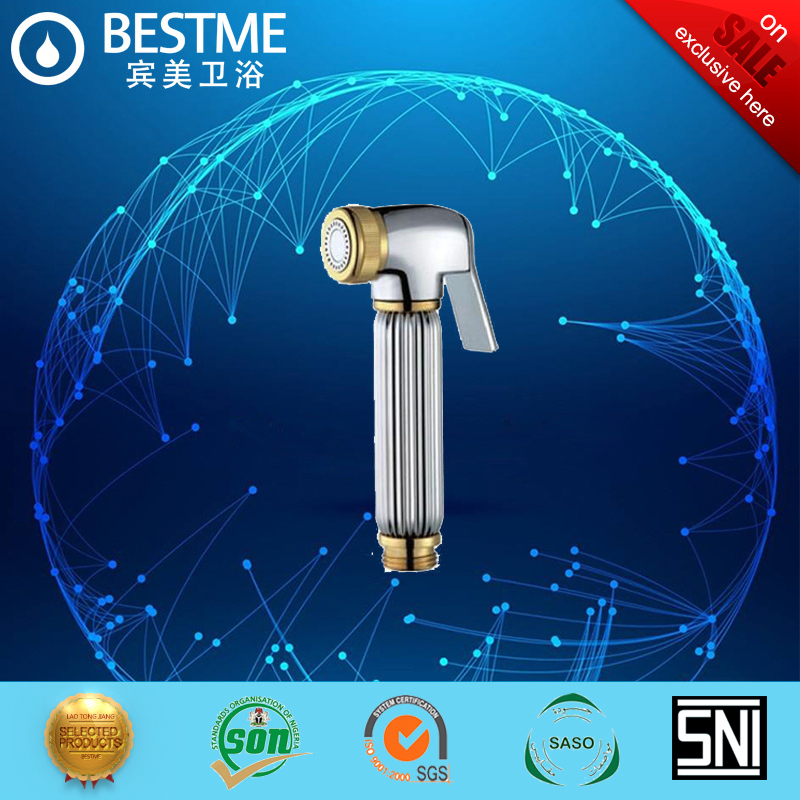 Смеситель для биде хром-золото Bestme BF-H101B