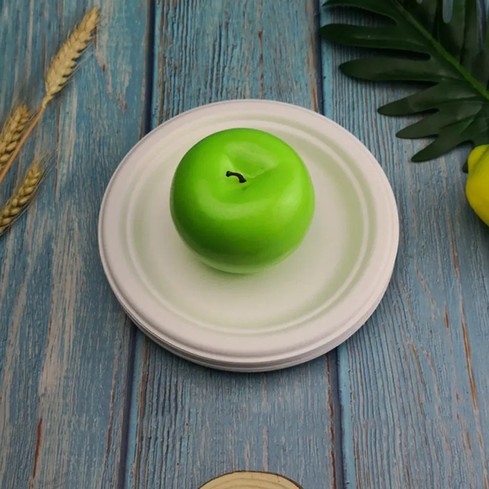 Good Quality Disposable Practical Paper Tray Round Plate Serving Tray