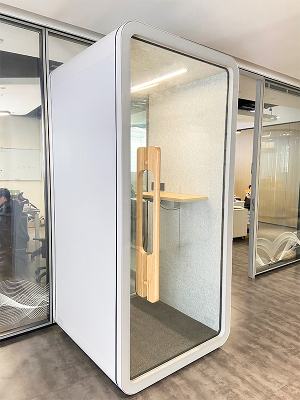 Soundproof Phone Booth: ISO14001 Certified with Modern Aluminum Design