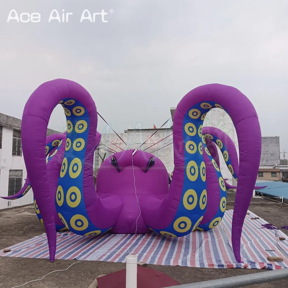 Hanging Inflatable Octopus with Tentacles Balloons for Advertising Decoration