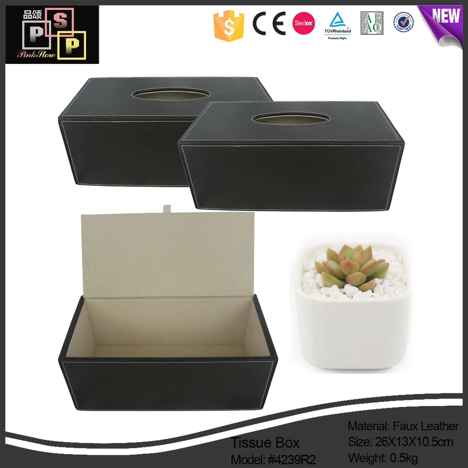Pink Store New Innovation Luxury High Quality Hot Sale Creative Household Wet Tissue Pumping Box Dustproof Paper Box Paper Mstorage Box