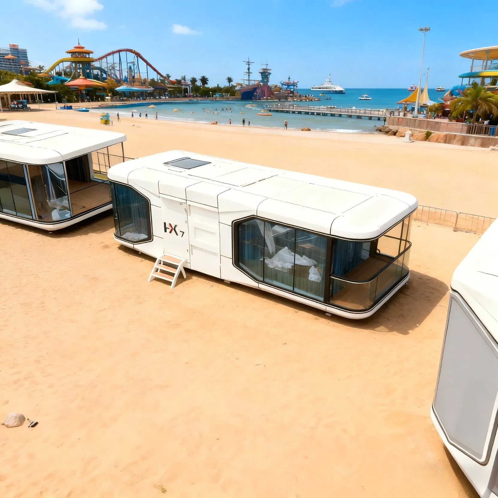 Prefabricated Luxury Villa Prefab Capsule Vessel House Space Container Portable House