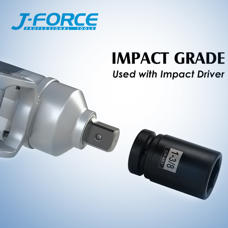 Набор ударных головок SAE 1 дюйм, 9 предметов