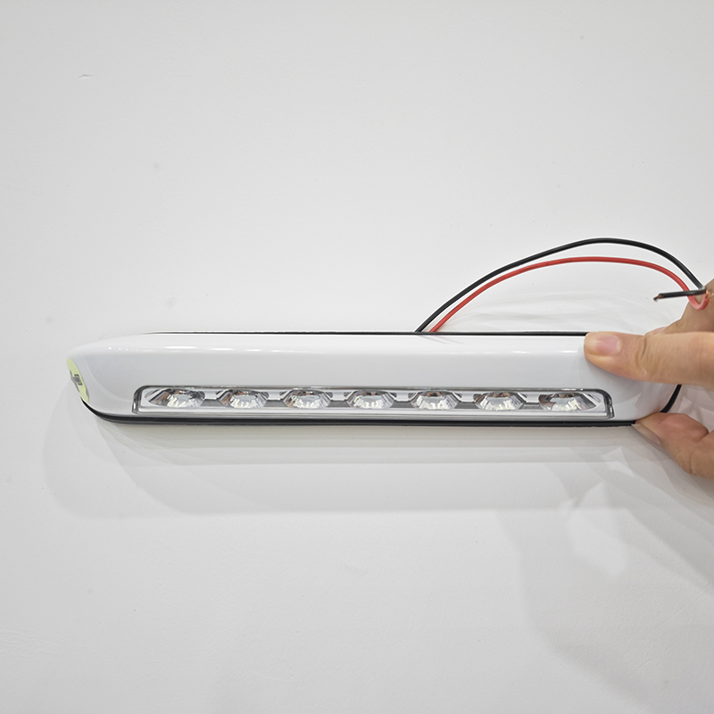 26.5cm Low Energy Consumption RV Porch Light with 7 LED Beads and 12V/24V Input for Automobile Parts