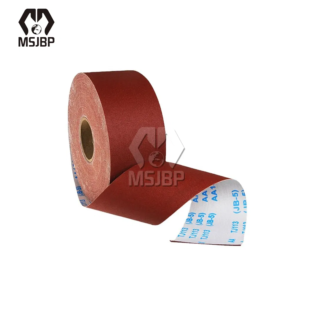 Msjbp Grinding Cloth China Wholesalers 60#~600# Tj113-B Abrasives Rolls Aluminium Oxide Abrasive Sanding Cloth Roll for Metal