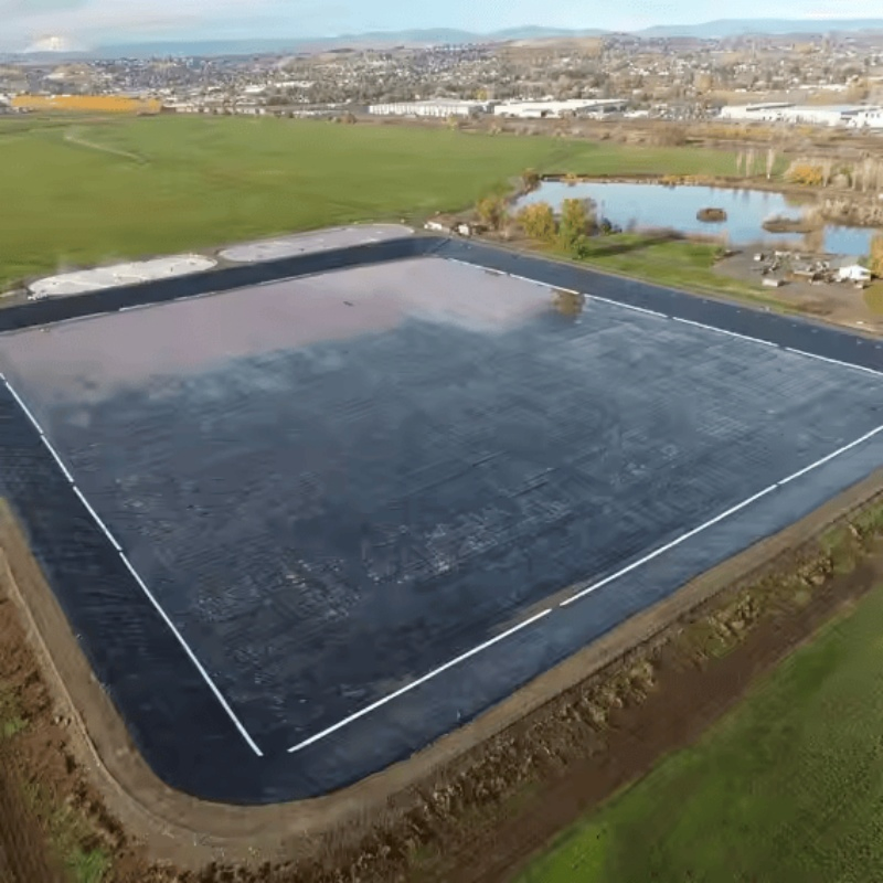 Reservoirs, Fish Shrimp Farm Dam Landfill Pool Lake 02mm 05mm 075mm 1mm 2mm Smooth Textured HDPE Geomembrane Liner