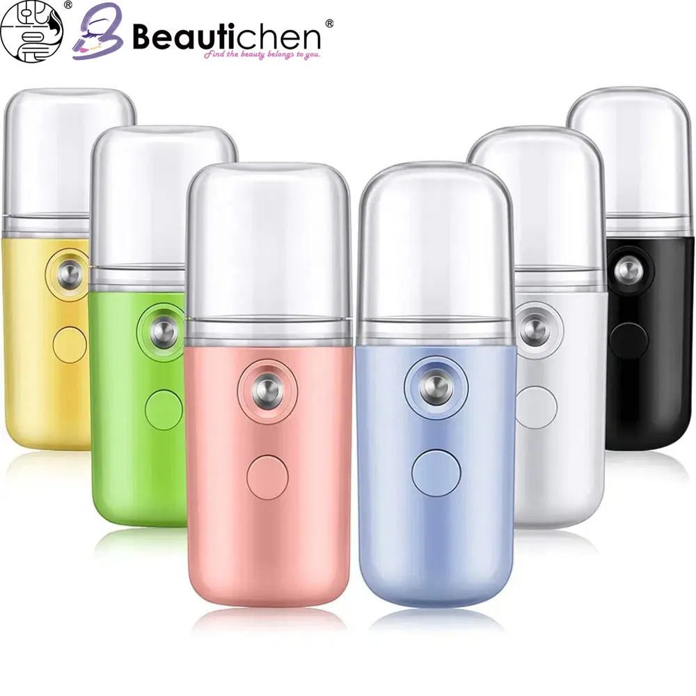 Beautichen Portable Nano Facial Mist Sprayer – USB Rechargeable Handheld Hydration Steamer for Deep Skin Moisturizing & Cleansing – Face Humidifier