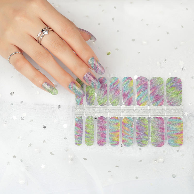 Hottest Cover Self Adhesive Popular Nail Art Wraps Stickers