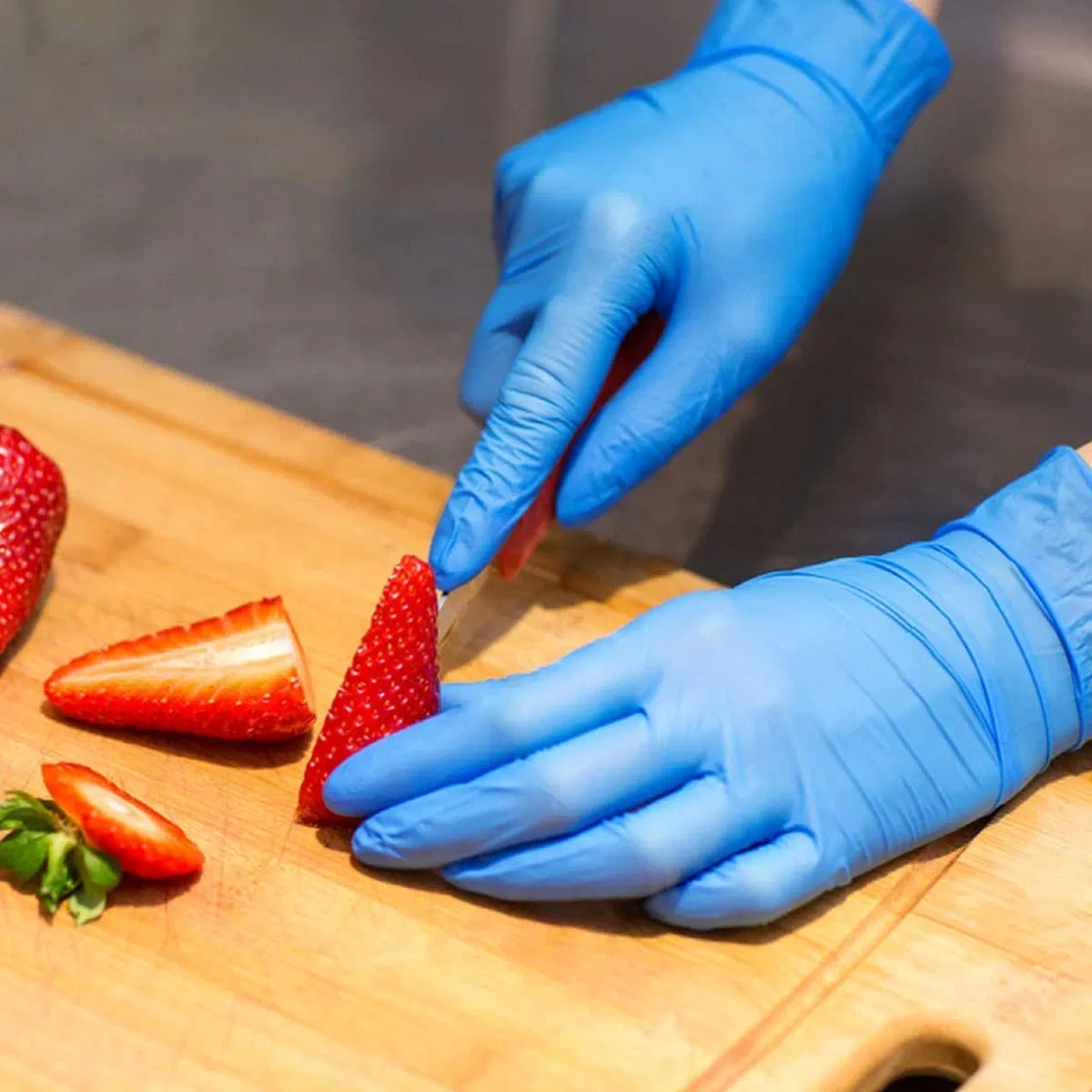 Disposable Gloves Nitrile/Latex-Free Anti-Slip Tear-Resistant for Medical/Janitorial/Kitchen Cleaning Bulk Supply