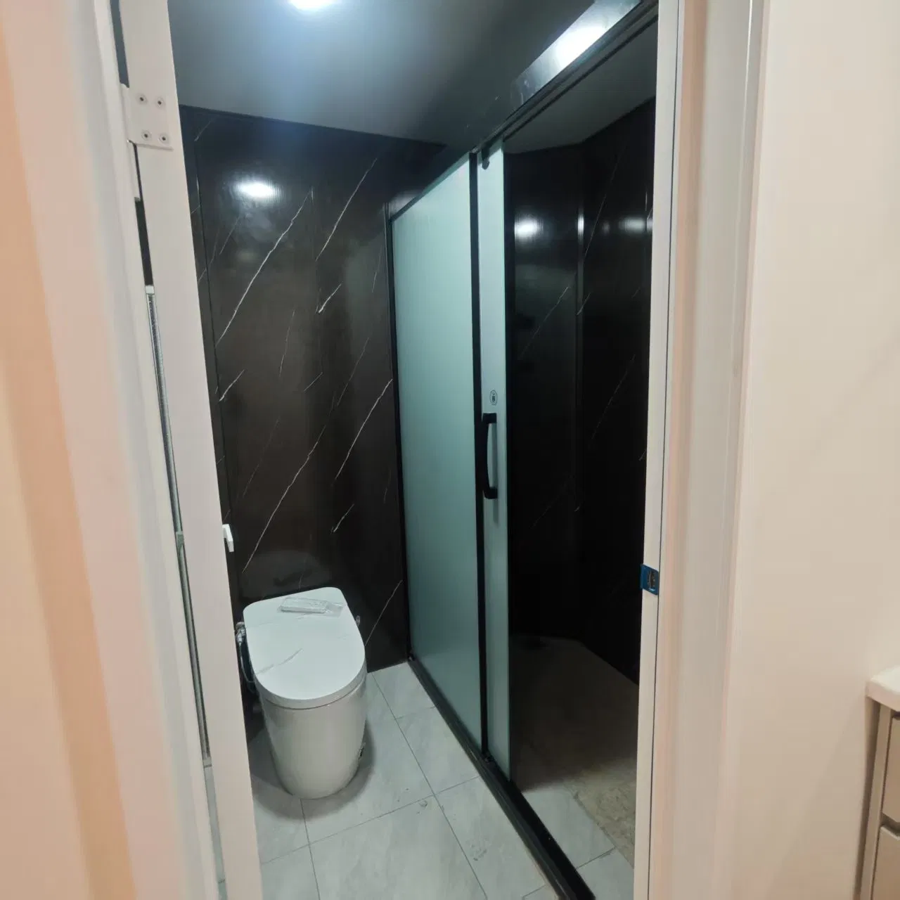 New Technology Steel Frame Prefab Space Capsule House with Wet Separation