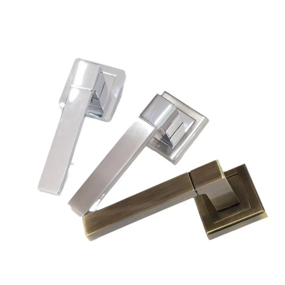 Bathroom Interior Mortise Lock Lever Latch Set Tubular Door Handle Set Plastic Handle Steel Pull Handle Ferragens Para Vidro Manija De Puerta De Acero