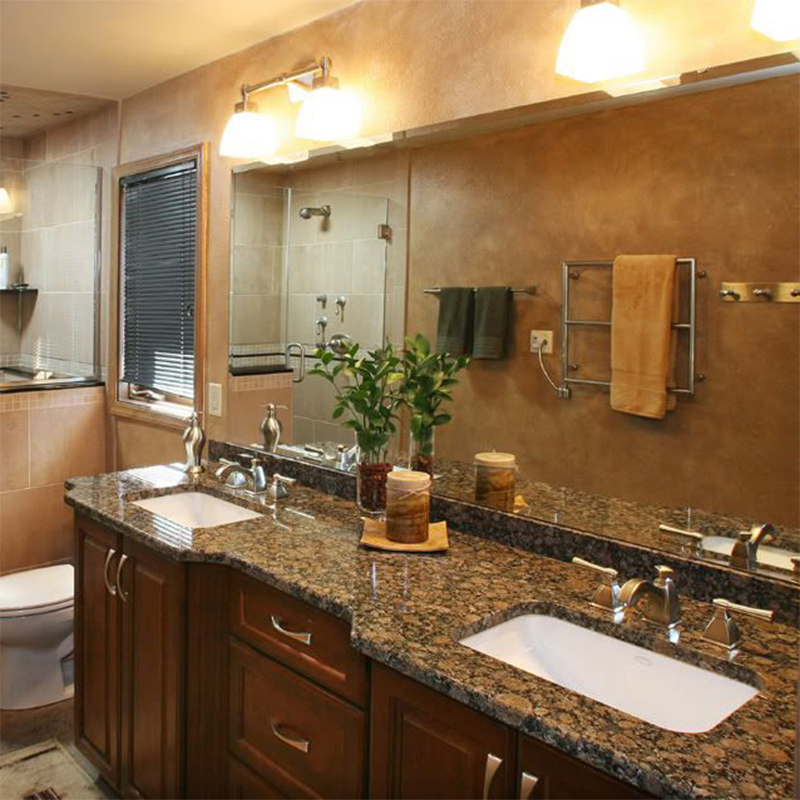 Natural Baltic Brown Granite Tiles for Bathroom Table Bench Vanity Tops