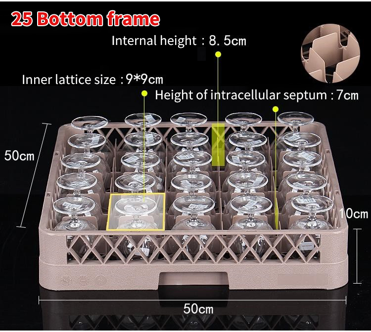 36 Grids Cup Holder Tumbler Basket Wine Glass Organizer Rack Restaurant Supplies