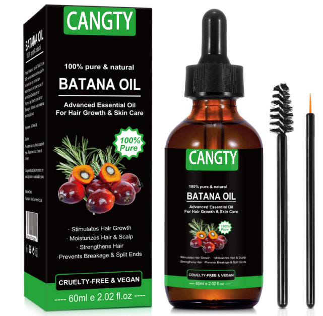 Cangty Custom Logo 60ml Natural and Organic Rosemary Oil Hair Growth Essential Oil for Men and Women