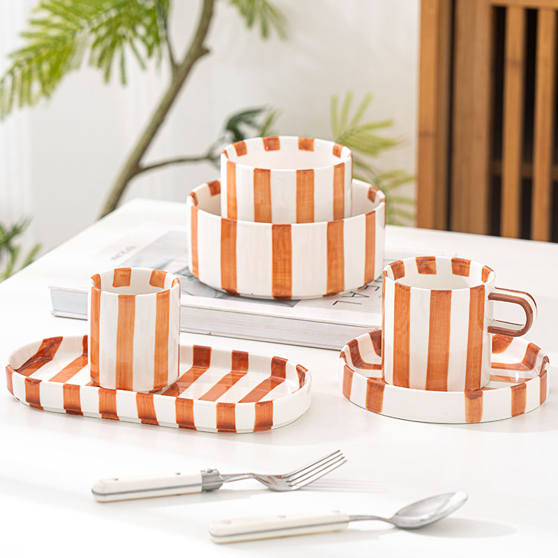 Modern Design Ceramic Dinnerware Salad Bowl Food Serving Bowl for Home