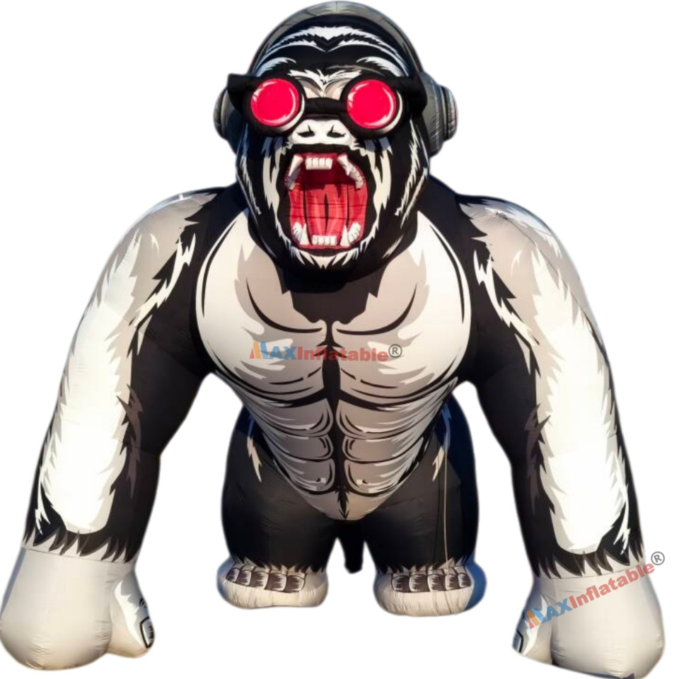 Giant Inflatable Gorilla Air Model Costume Impressive Outdoor Display