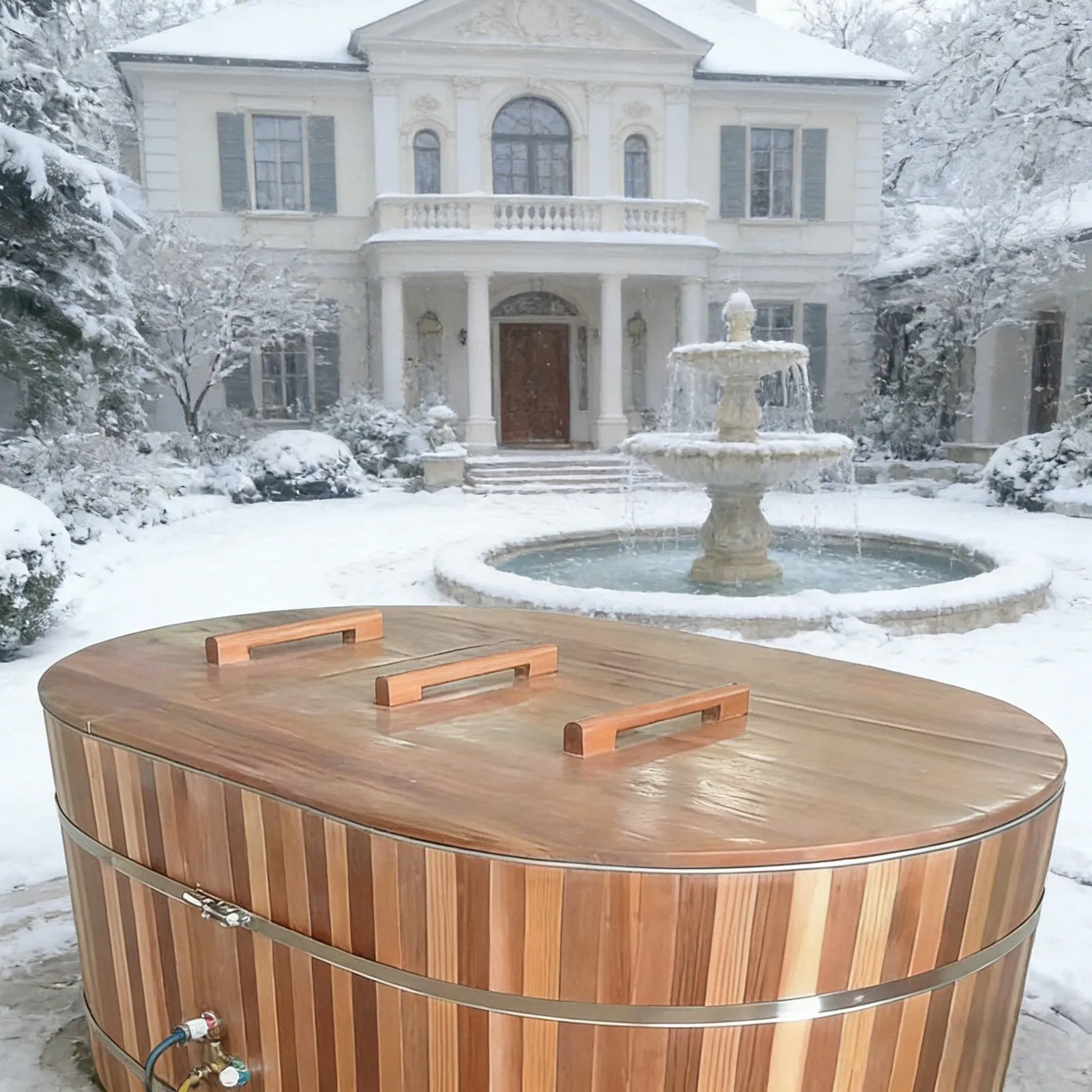 Ванна для ледяных ванн Red Cedar из кедра