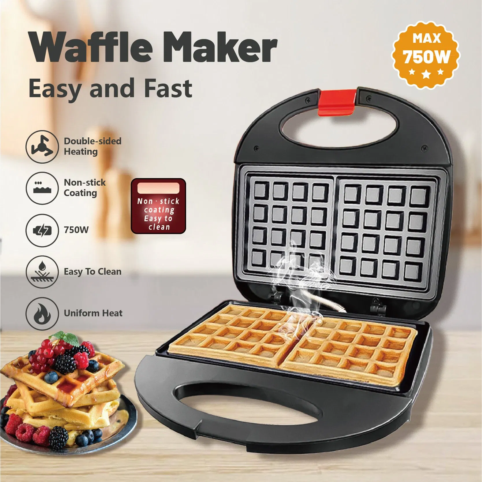 Household Waffle Iron, Toaster, Donut Machine - Bulk Order Discount