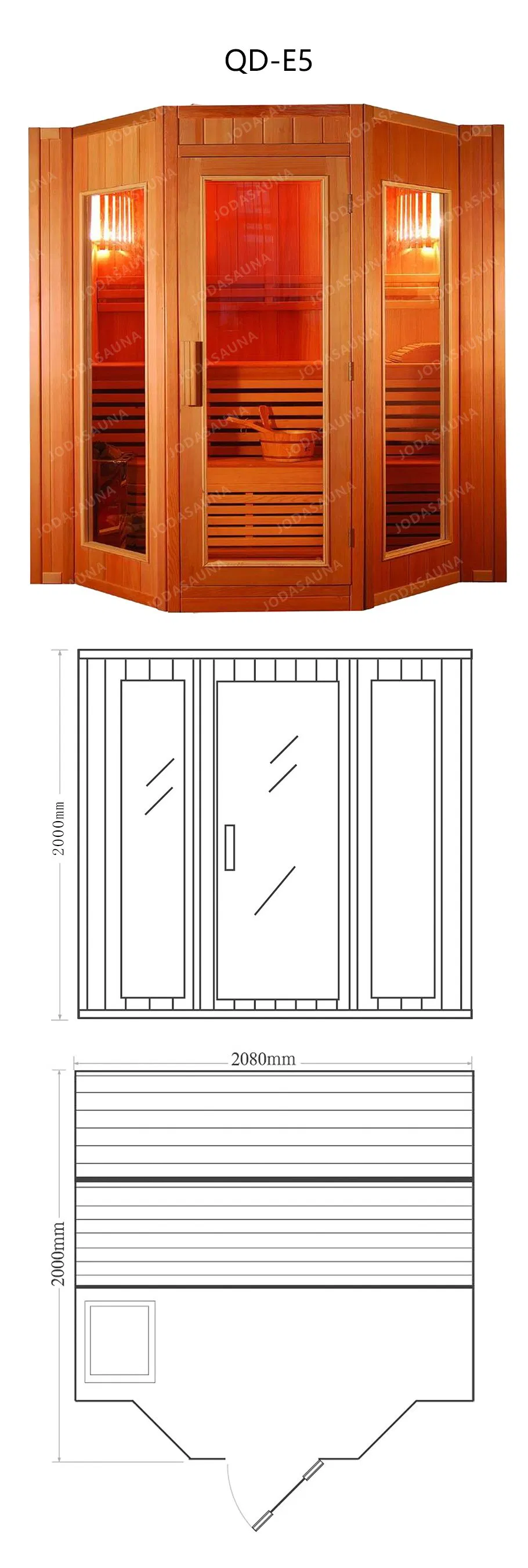 Инфракрасная сауна из канадской тсуги Joda на 5 человек