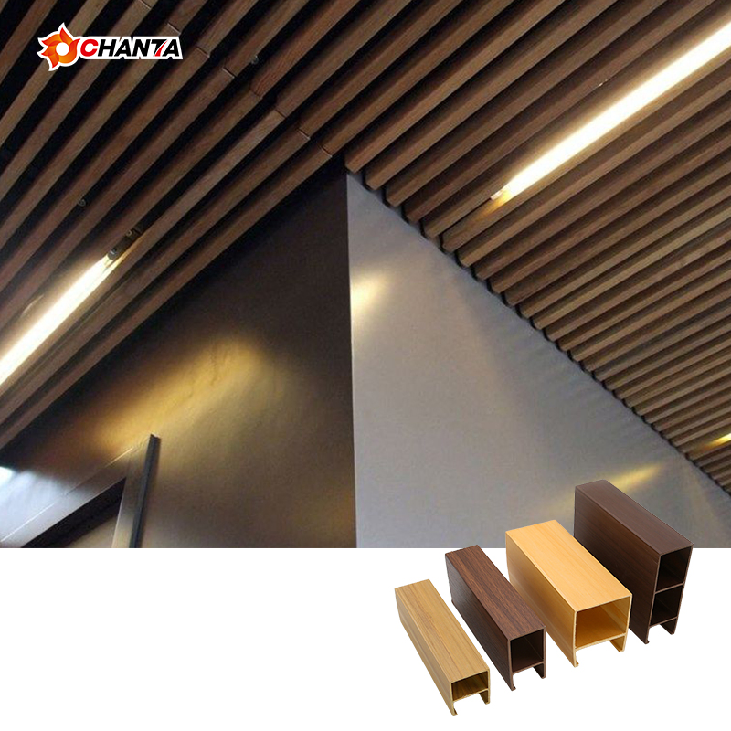 Easy-Installing Indoor WPC Wood Composite PVC Ceiling