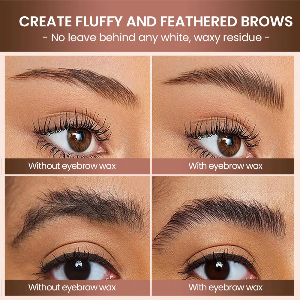 Vegan Waterproof Freeze Glue Eye Brow Eyebrow Strong Hold Styling Soap Wax