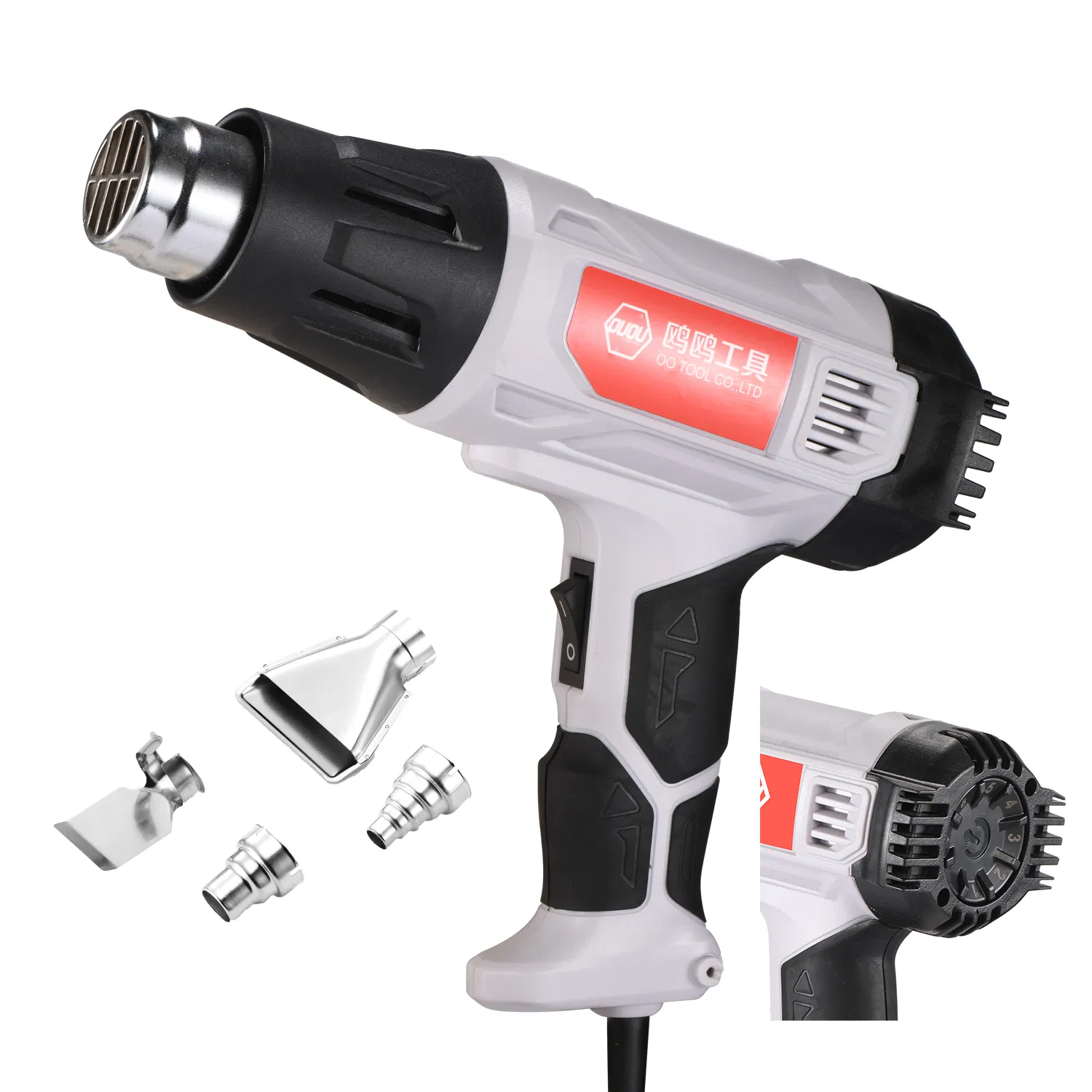 Portable Multifunction Heat Gun for Mobile Sticker Shrink Wrapping with Adjustable Temperature