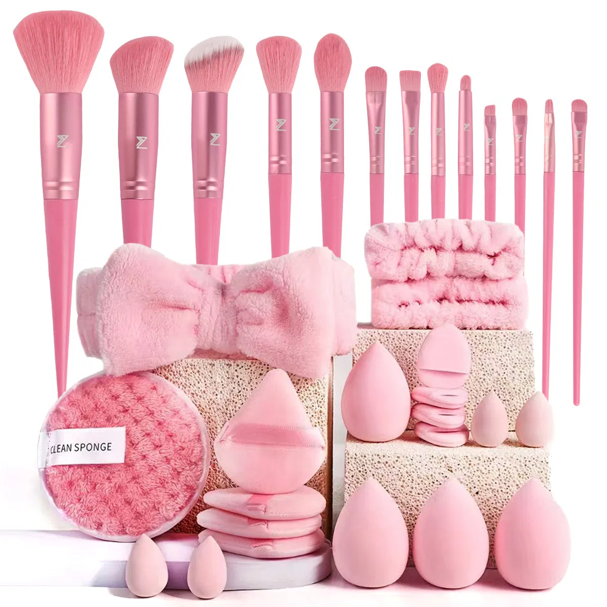 2025 Beauty Tools Kit Makeup Brush Set Private Label Custom Logo