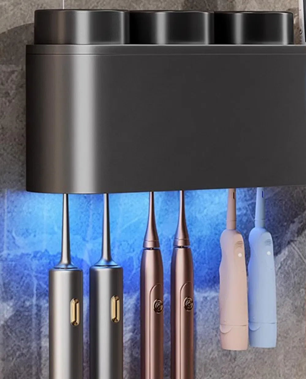 Держатель для зубных щеток с УФ-стерилизацией