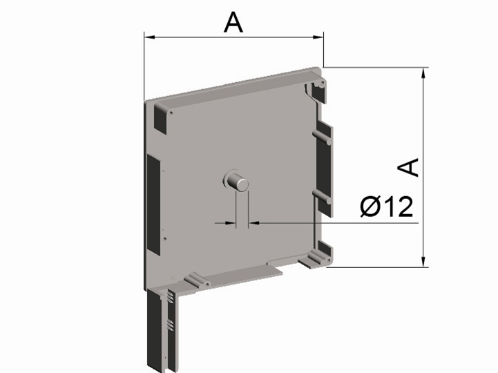End Cap Aluminum Side Plate