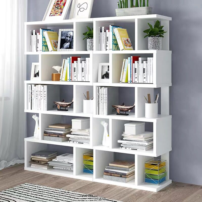 Cheaper Best Quality and Esay Assemble Library Book Shelf Bookcase 18mm