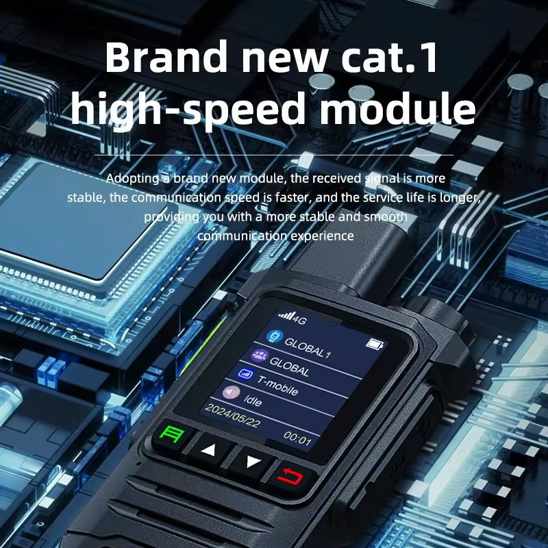 Портативная рация Binqi Bq-K6 Poc 4G LTE, дальность до 100 км
