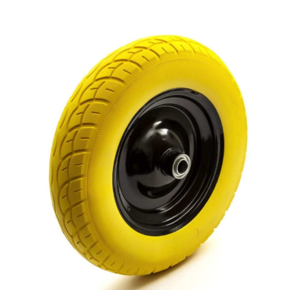 Pneumatic Rubber Wheel 3.50-6 Wheelbarrow Inflatable Tire for Wheelbarrow Mesh Steel Garden Cart