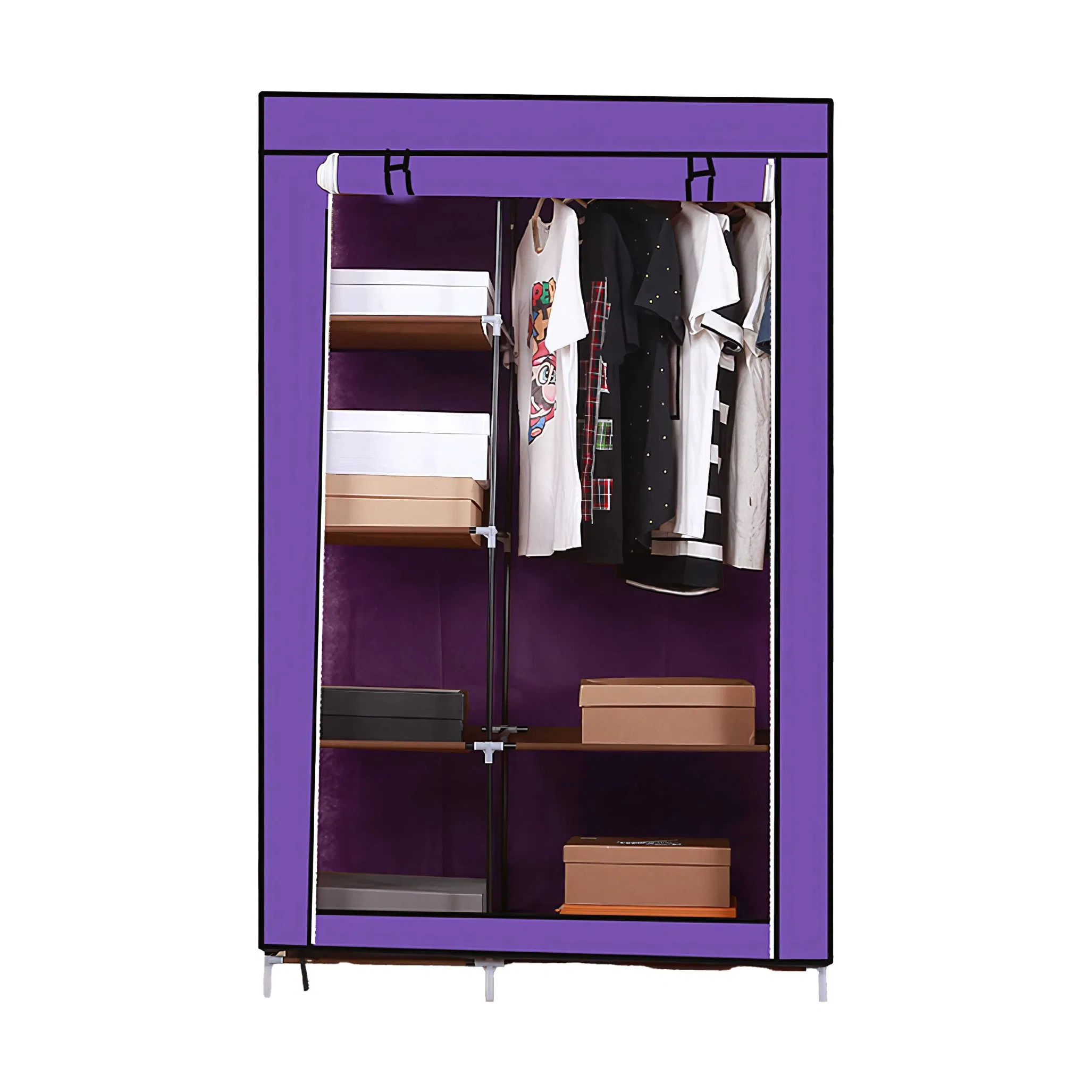 Assembly Combination Steel Pipe Clothing Modern Simple Wardrobe