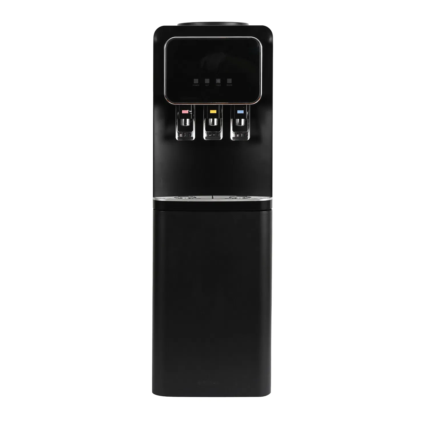 OEM Efficient Home Use Button Loading Control Hot Cold Water Cooler Top Loading Mini Water Drinking Vertical Water Dispenser with LED
